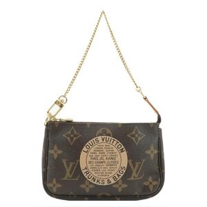 Louis Vuitton Limited Edition Monogram Canvas Trunks & Bags Mini Pochette